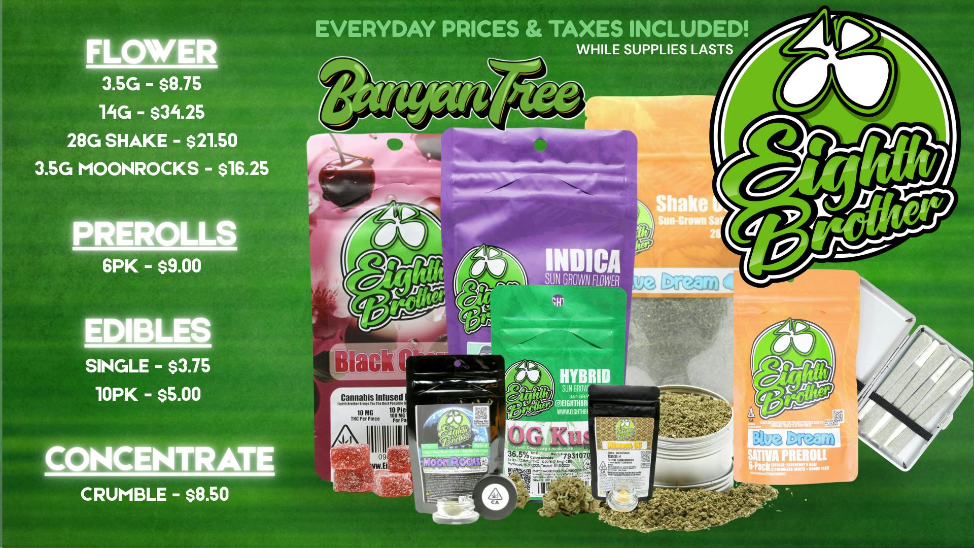 Banyan Tree Fresno New Sungrown Favorite! ☀️