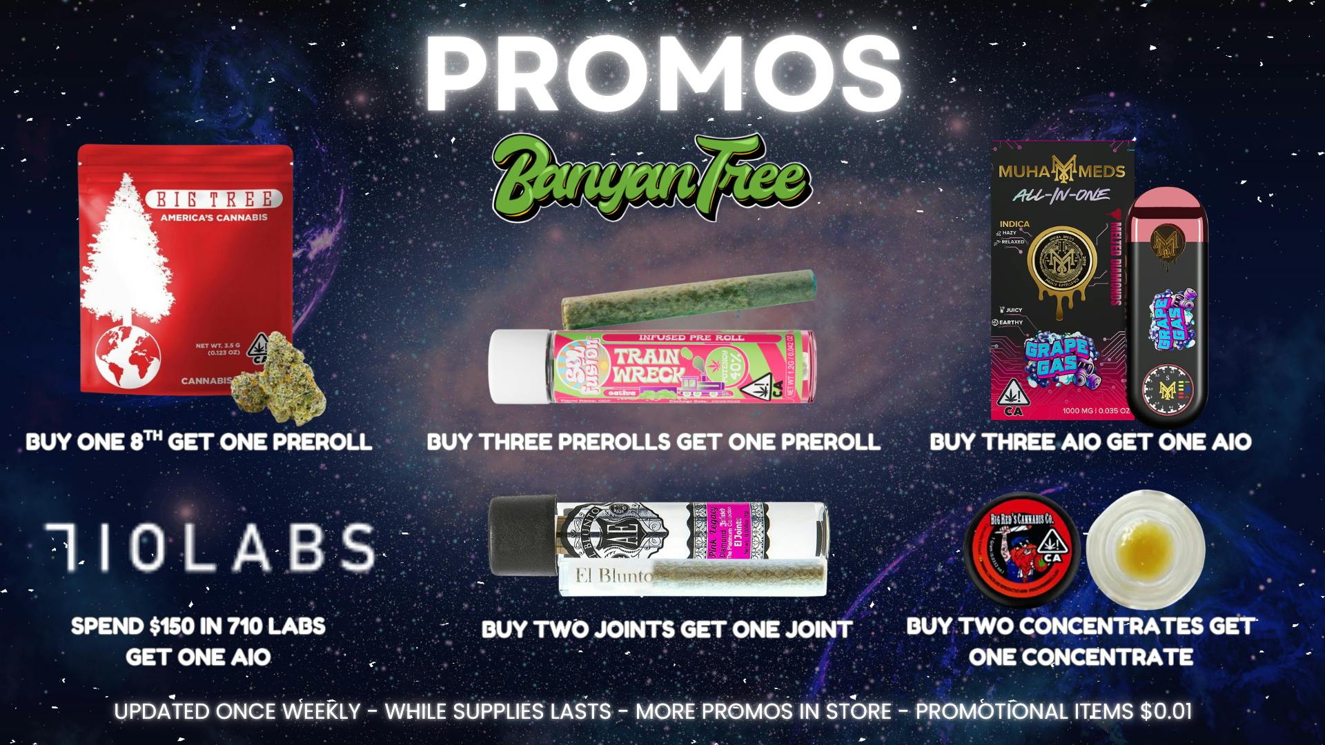 Banyan Tree Fresno Out of this World Promos 👽