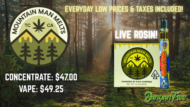 Banyan Tree Fresno Single-Source Live Rosin!