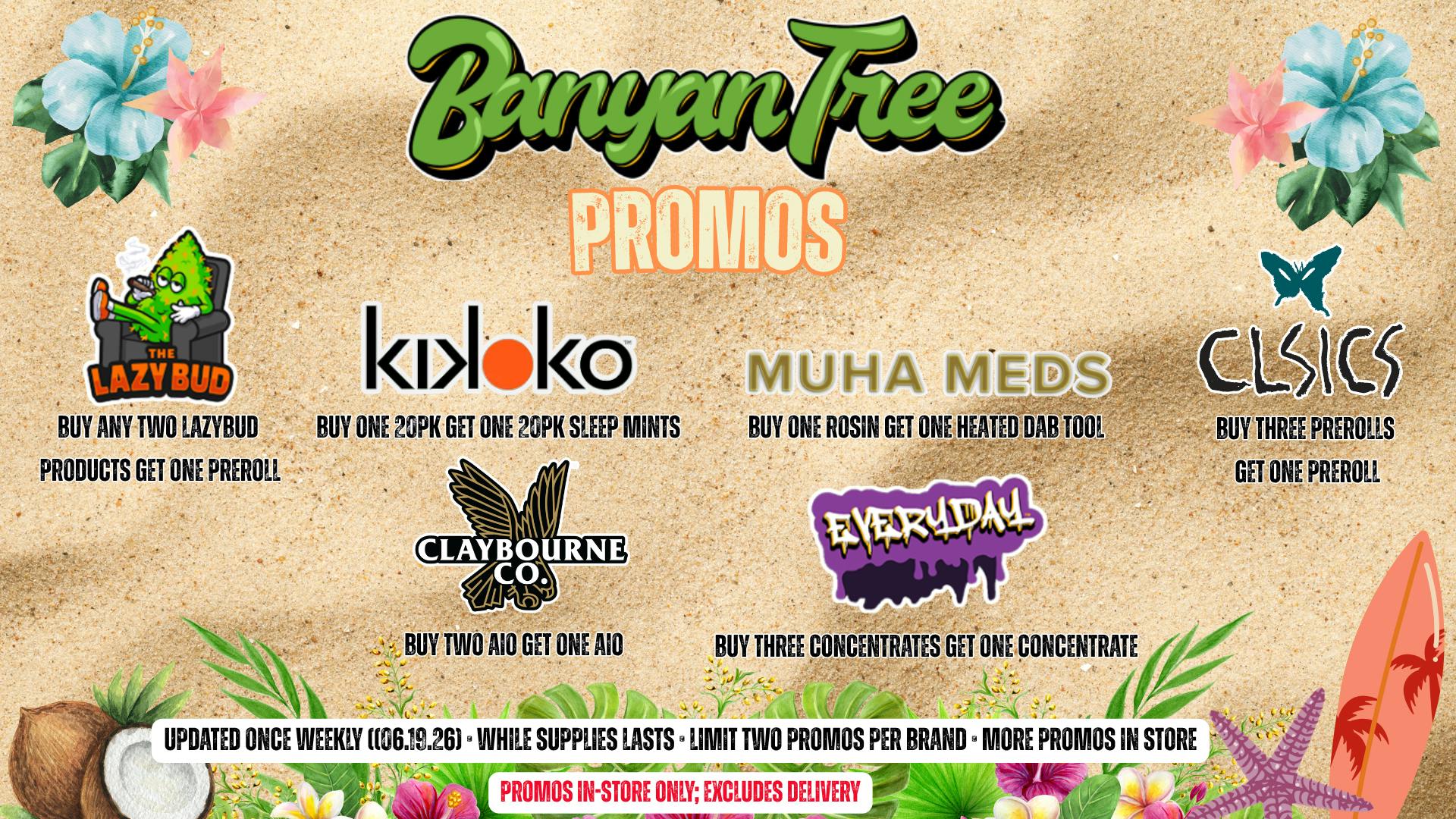 Banyan Tree Fresno Daily Promos 🌴🍃