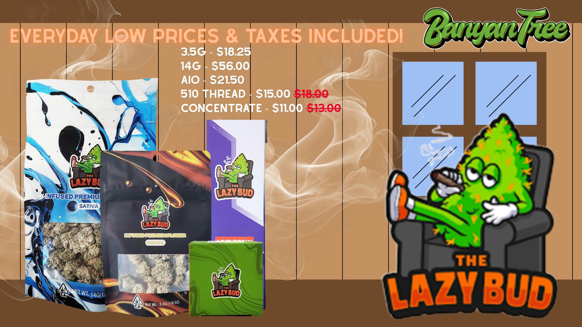 Banyan Tree Fresno Lazy Bud: Unwind the mind
