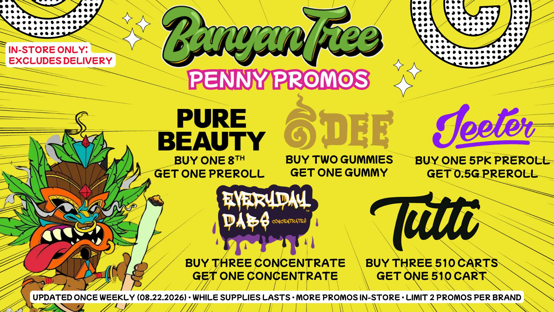 Banyan Tree Fresno Daily Promos 🌴🍃