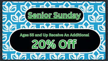 Evergreen Nature's Remedy Senior Sunday - Ages 55+