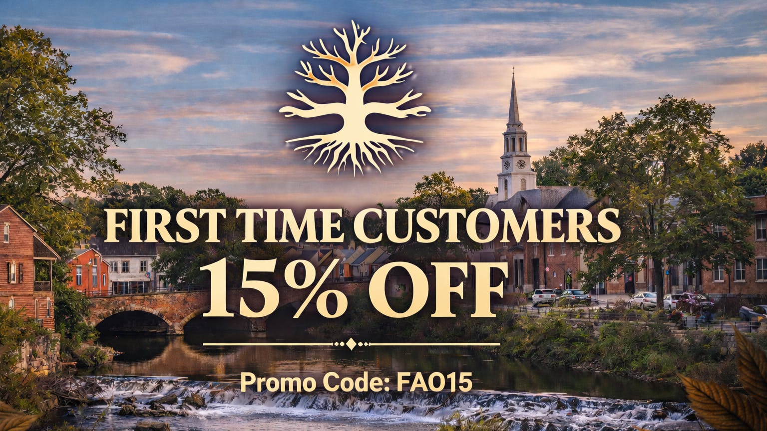 Fire and Oak First Time WM Customer 15% OFF