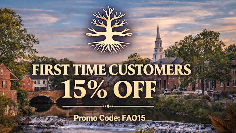 Fire and Oak First Time WM Customer 15% OFF