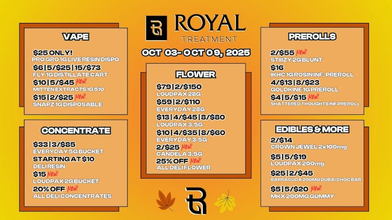 Royal Treatment 20% OFF Deli Concentrate!