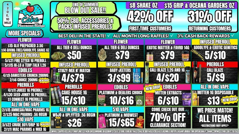 The Cake House - Pleasant Ridge 31% OFF STOREWIDE! END OF SUMMER BLOWOUT DEALS!