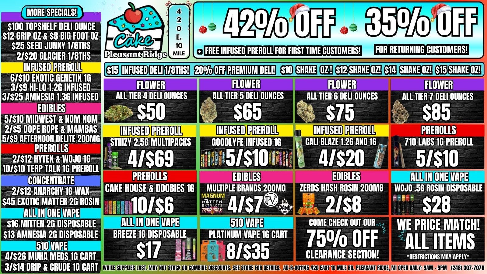 The Cake House - Pleasant Ridge 35% OFF RETURNING CUSTOMER! 42% OFF 1ST VISIT!