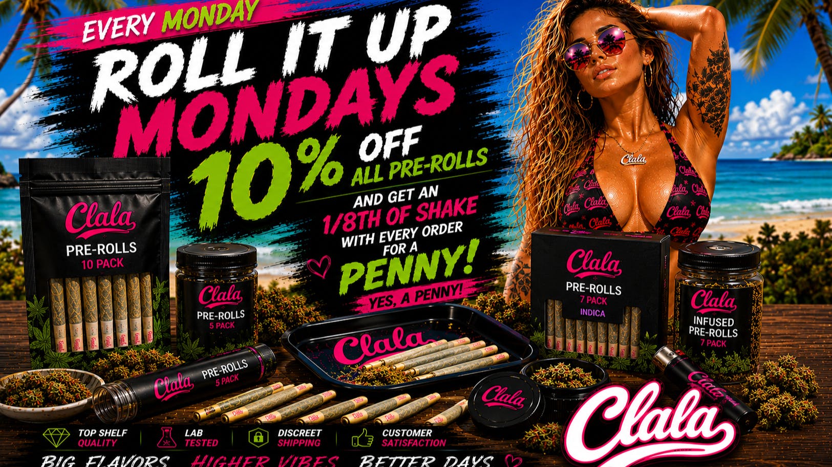 CANNA LALA MONDAY DEAL : 10% OFF JOINTS