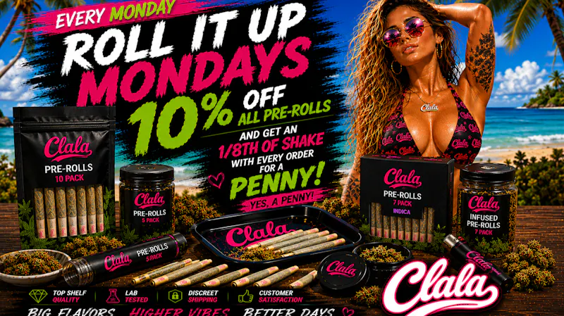 CANNA LALA MONDAY DEAL : 10% OFF JOINTS