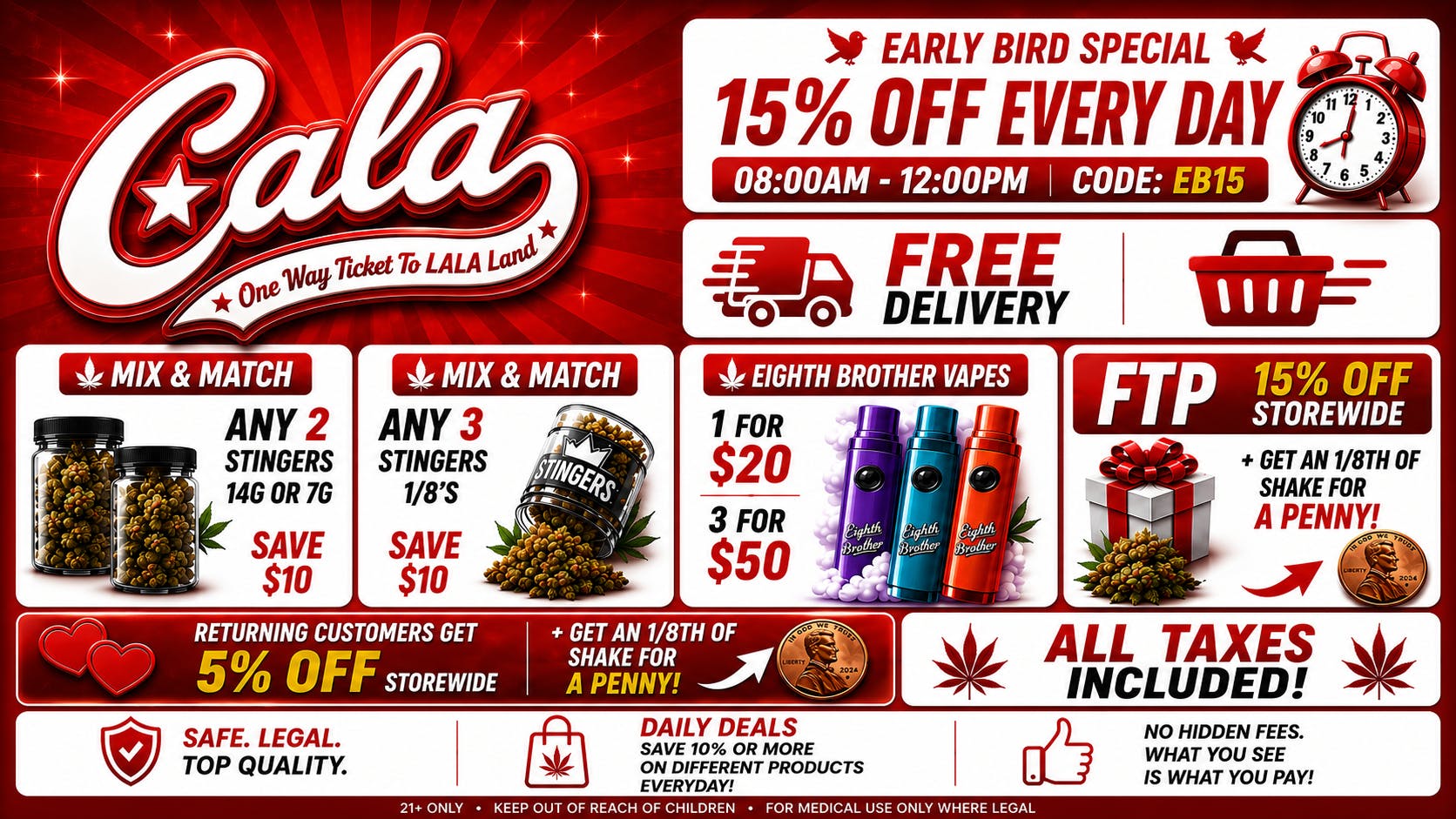 CANNA LALA 🔥 DEALS & MORE!!!
