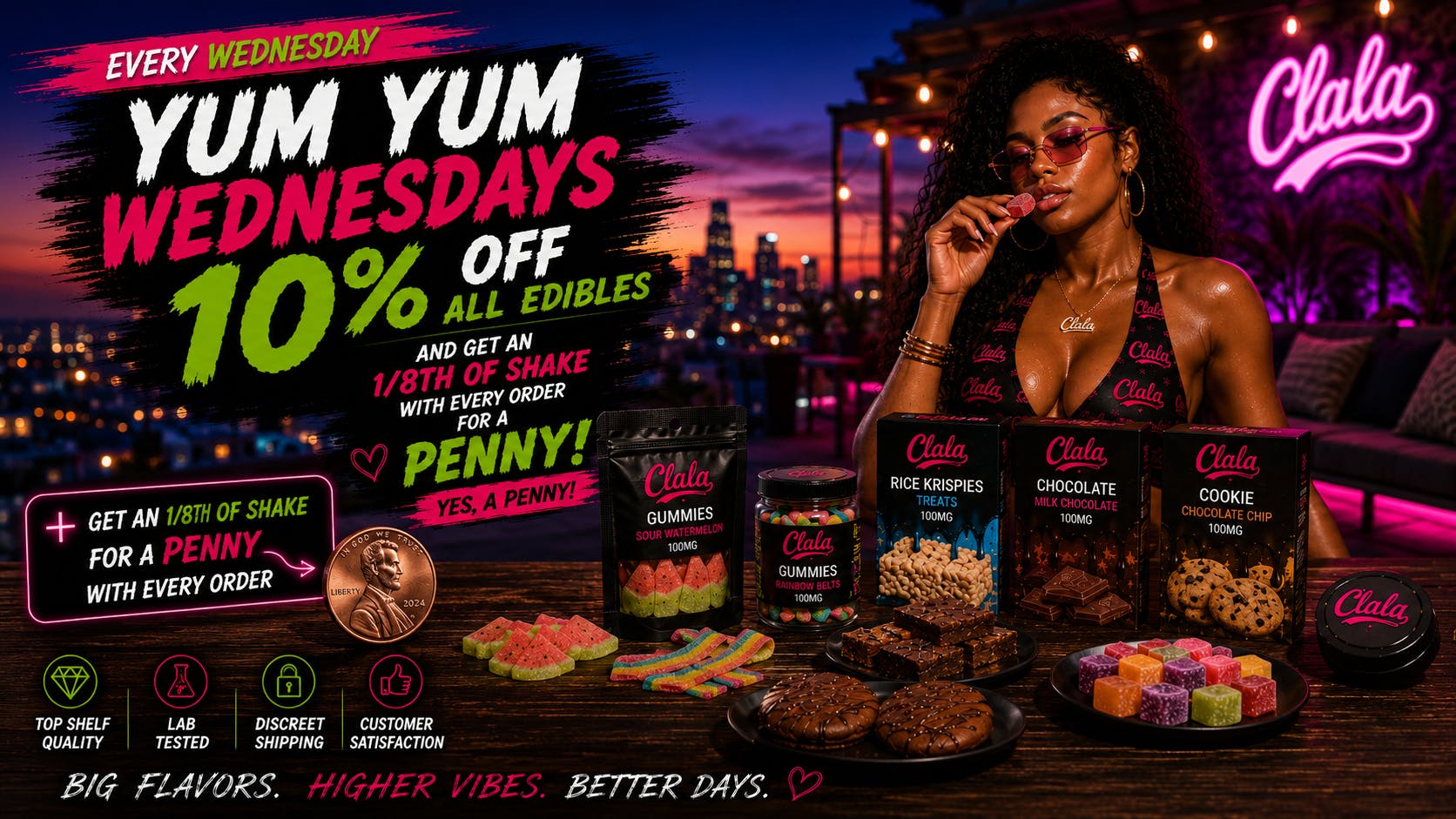CANNA LALA WEDNESDAY - 10% OFF EDIBLES