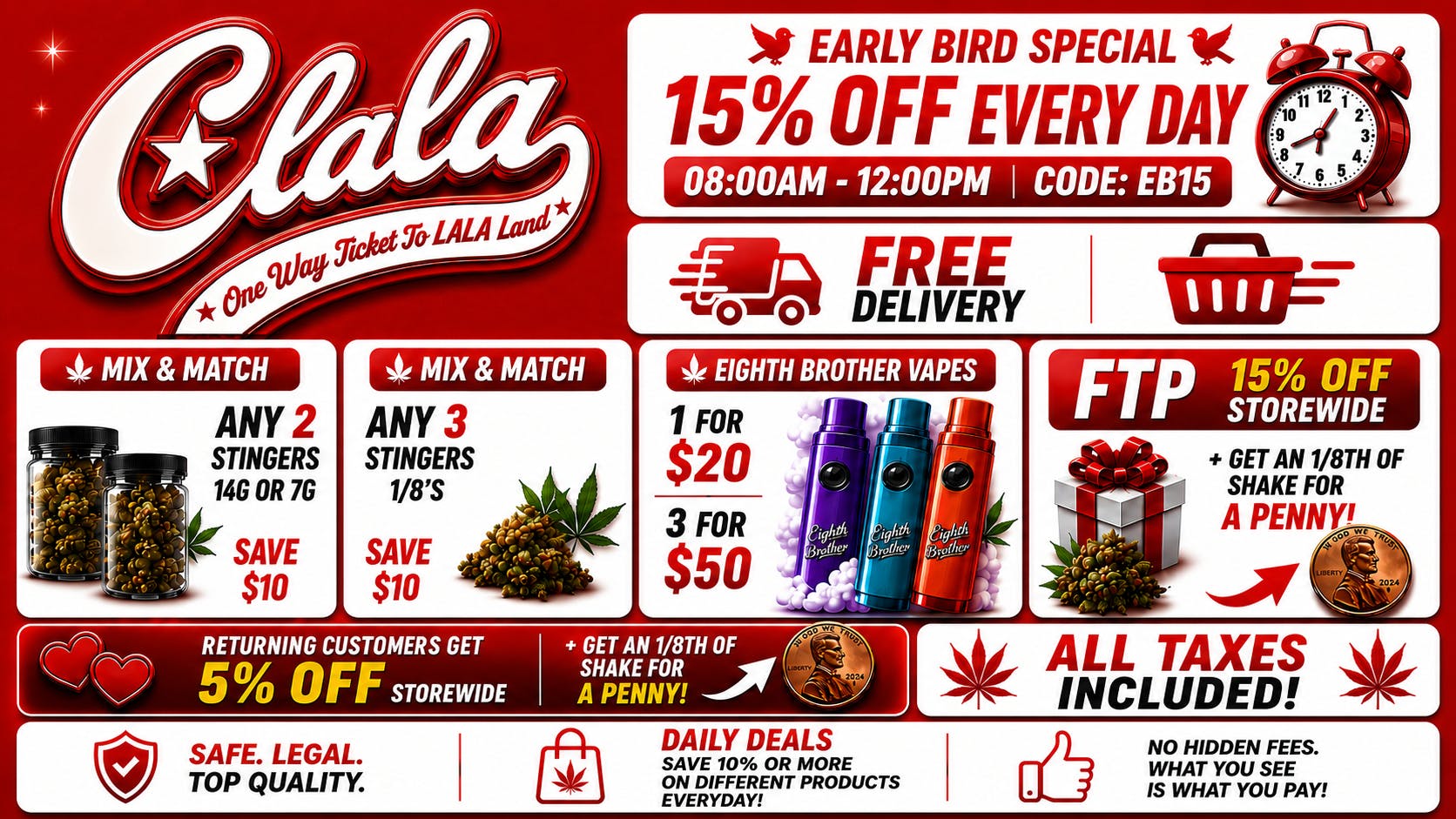 CANNA LALA 🔥 DEALS & MORE!!!