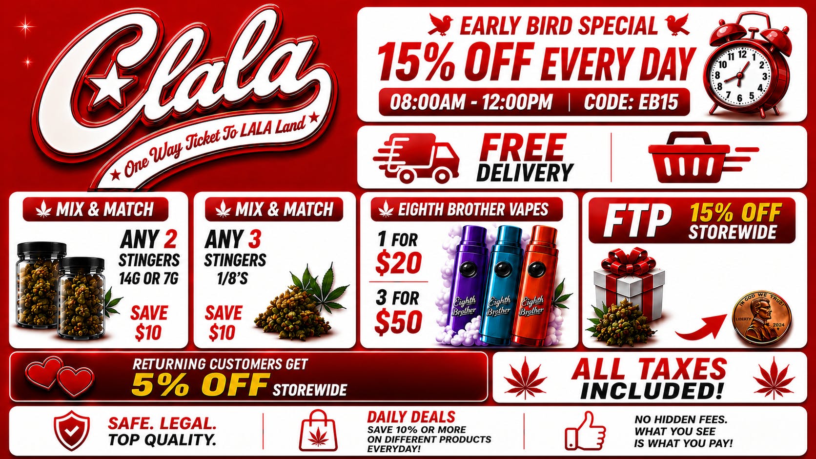 CANNA LALA 🔥 DEALS & MORE!!!