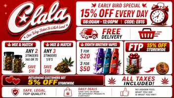 CANNA LALA 🔥 DEALS & MORE!!!
