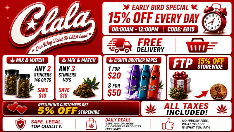 CANNA LALA 🔥 DEALS & MORE!!!