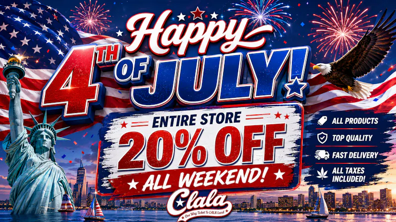 CANNA LALA 🇺🇸 Happy 4th of July! 20% OFF Storewide All Week