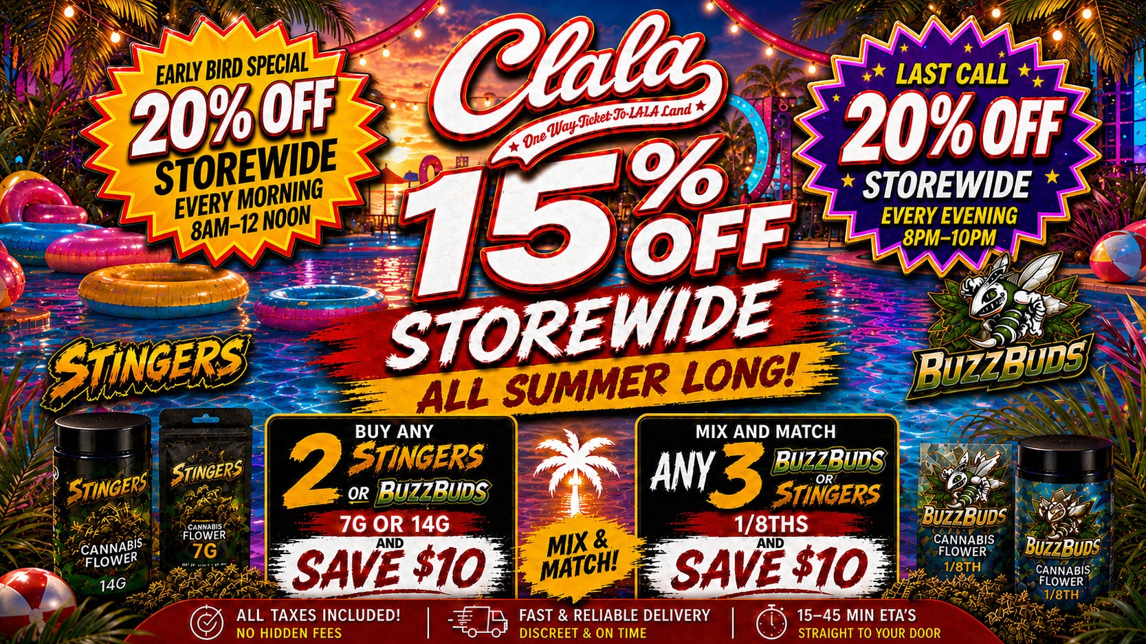 CANNA LALA 15% OFF STOREWIDE - ALL SUMMER