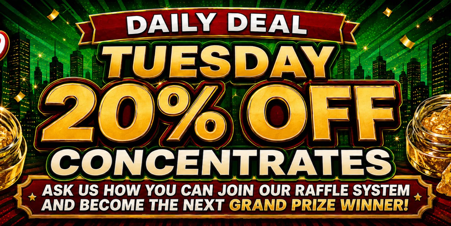 CANNA LALA 🔥 DAB IT TUESDAY – 10% OFF ALL CONCENTRATES