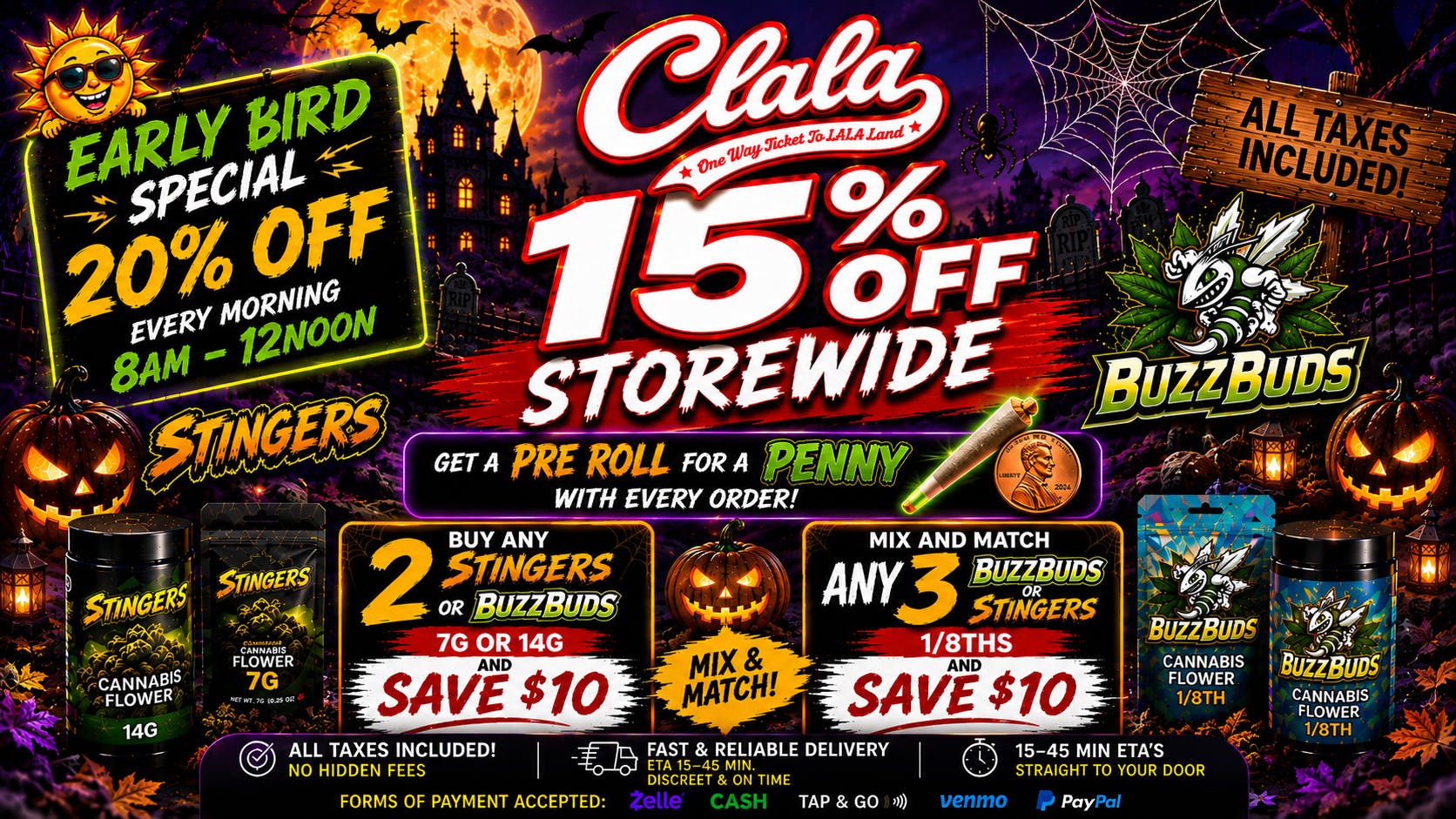 CANNA LALA 15% OFF STOREWIDE - ALL SUMMER