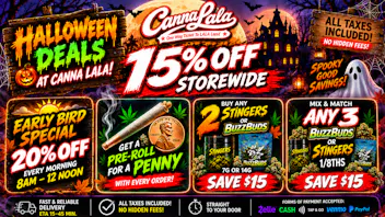 CANNA LALA 15% OFF STOREWIDE