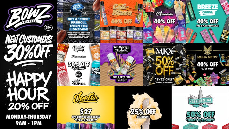 BOWZ Cannabis 🔥BIG BrandZ, BIGGER SavingZ💰