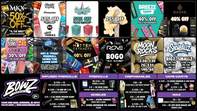 BOWZ Cannabis 🔥Save BIG Smoke MORE💨