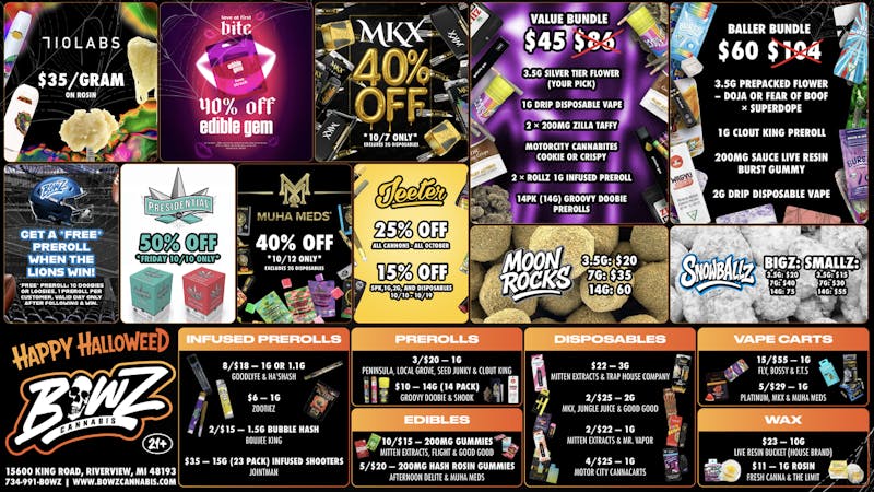 BOWZ Cannabis Save BIG 💵 Smoke MORE 💨