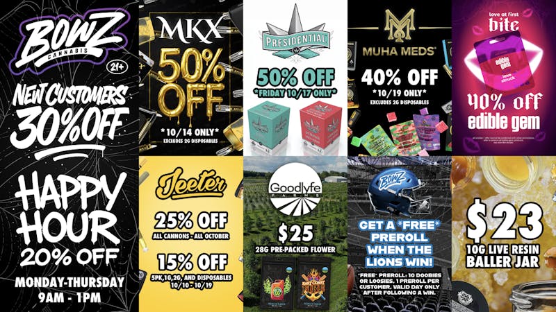 BOWZ Cannabis 💰UpTo 50% off Select BrandZ💰