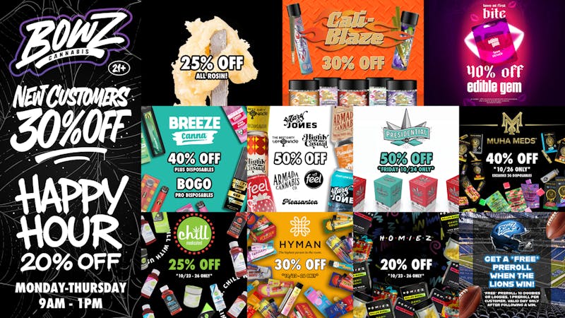 BOWZ Cannabis 💰Save BIG MONEY @ BOWZ💨