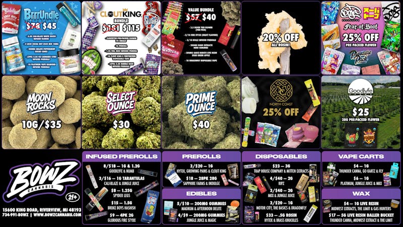 BOWZ Cannabis 🔥Smoke the BEST, Save the MOST💰
