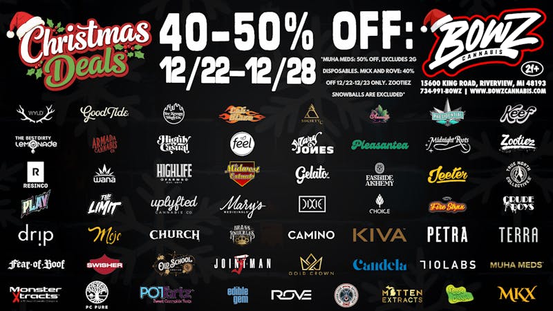 BOWZ Cannabis 🔥Christmas Week Blow Out💨