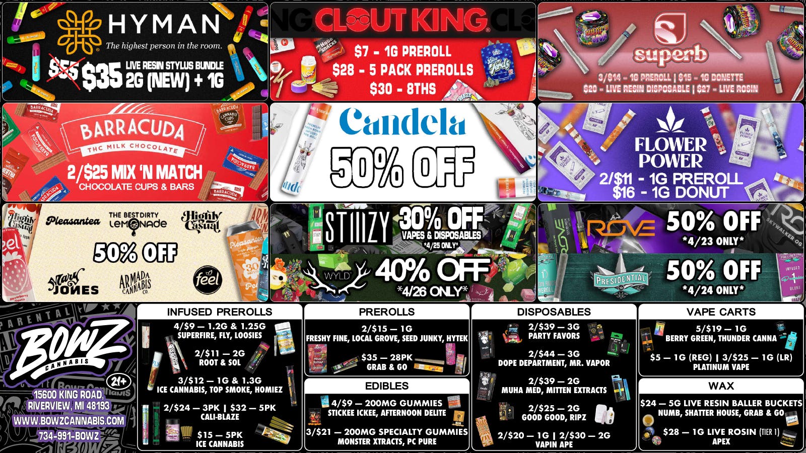 BOWZ Cannabis 💨420 HangOver @ BOWZ🔥