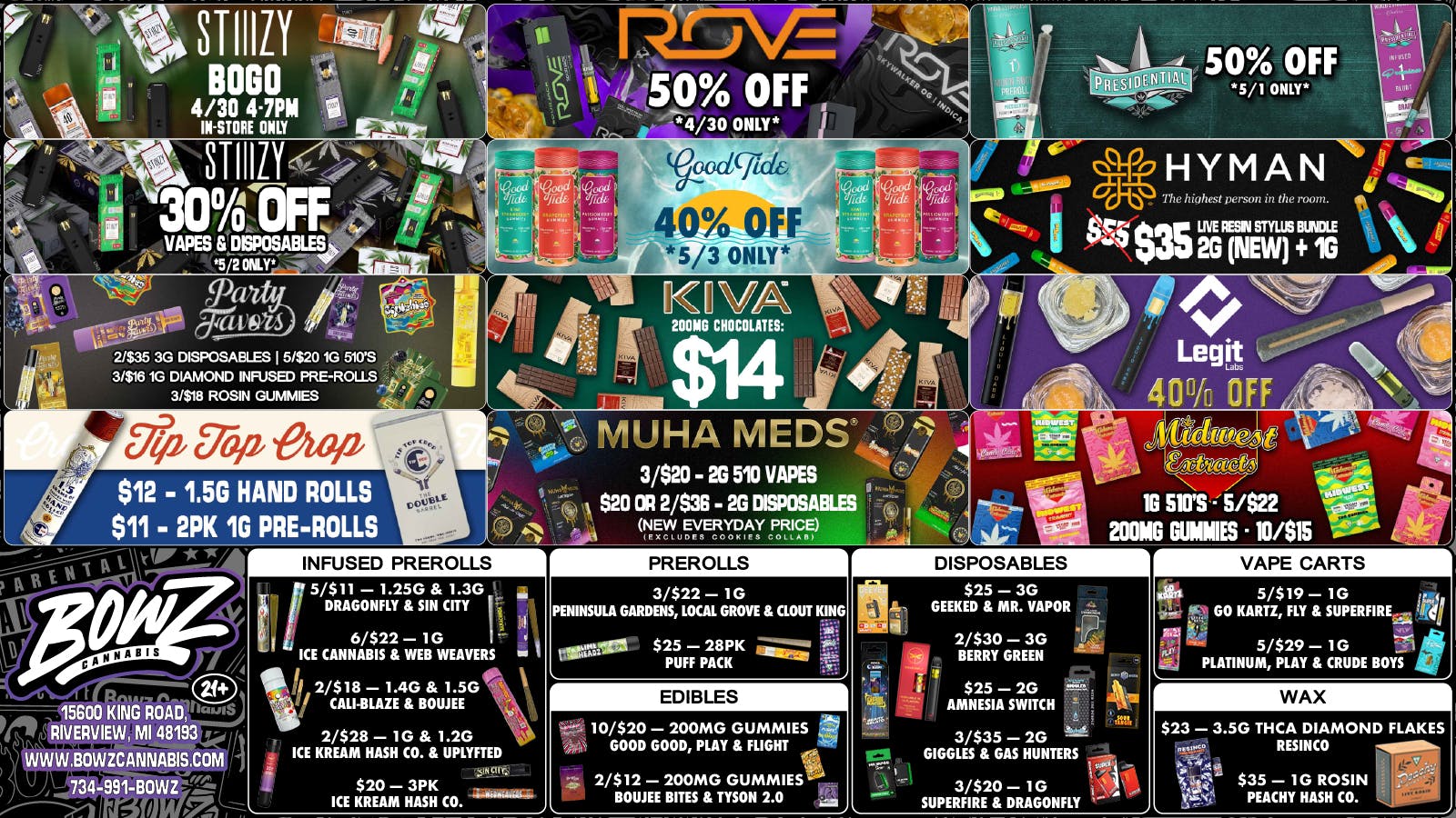 BOWZ Cannabis 💰Save n' Smoke @ BowZ🔥