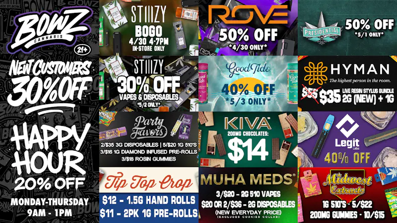 BOWZ Cannabis 🔥Big BrandZ, Bigger SavingZ💰