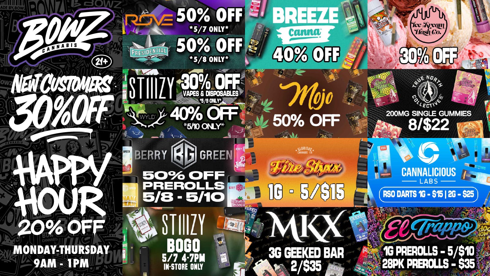 BOWZ Cannabis 🔥Big BrandZ, Better PriceZ💰
