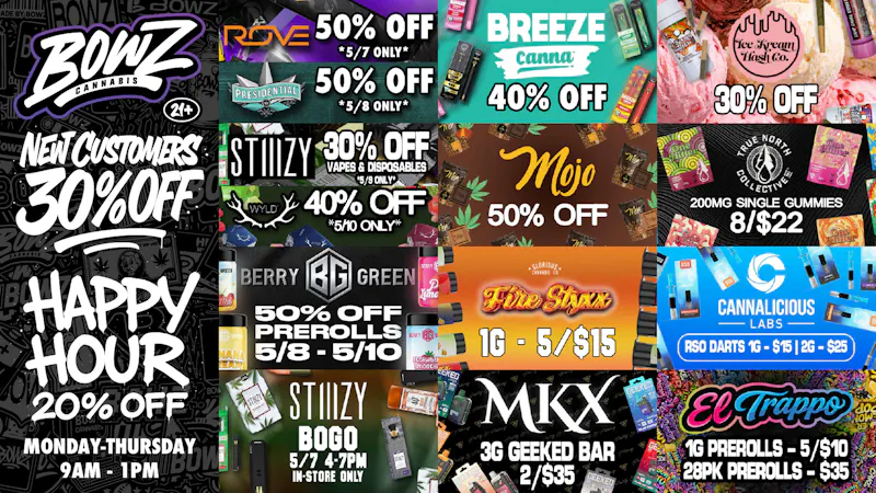BOWZ Cannabis 🔥Big BrandZ, Better PriceZ💰