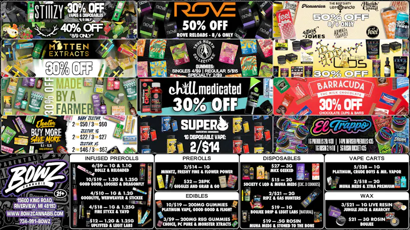 BOWZ Cannabis 🔥BowZ Weekly DealZ💰
