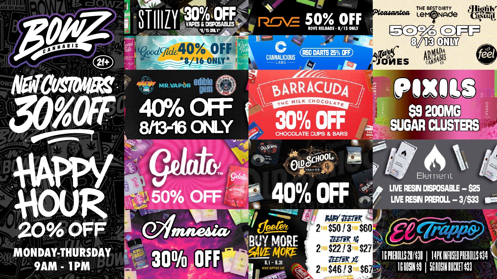 BOWZ Cannabis 💨Big BrandZ, Bigger SavingZ💰
