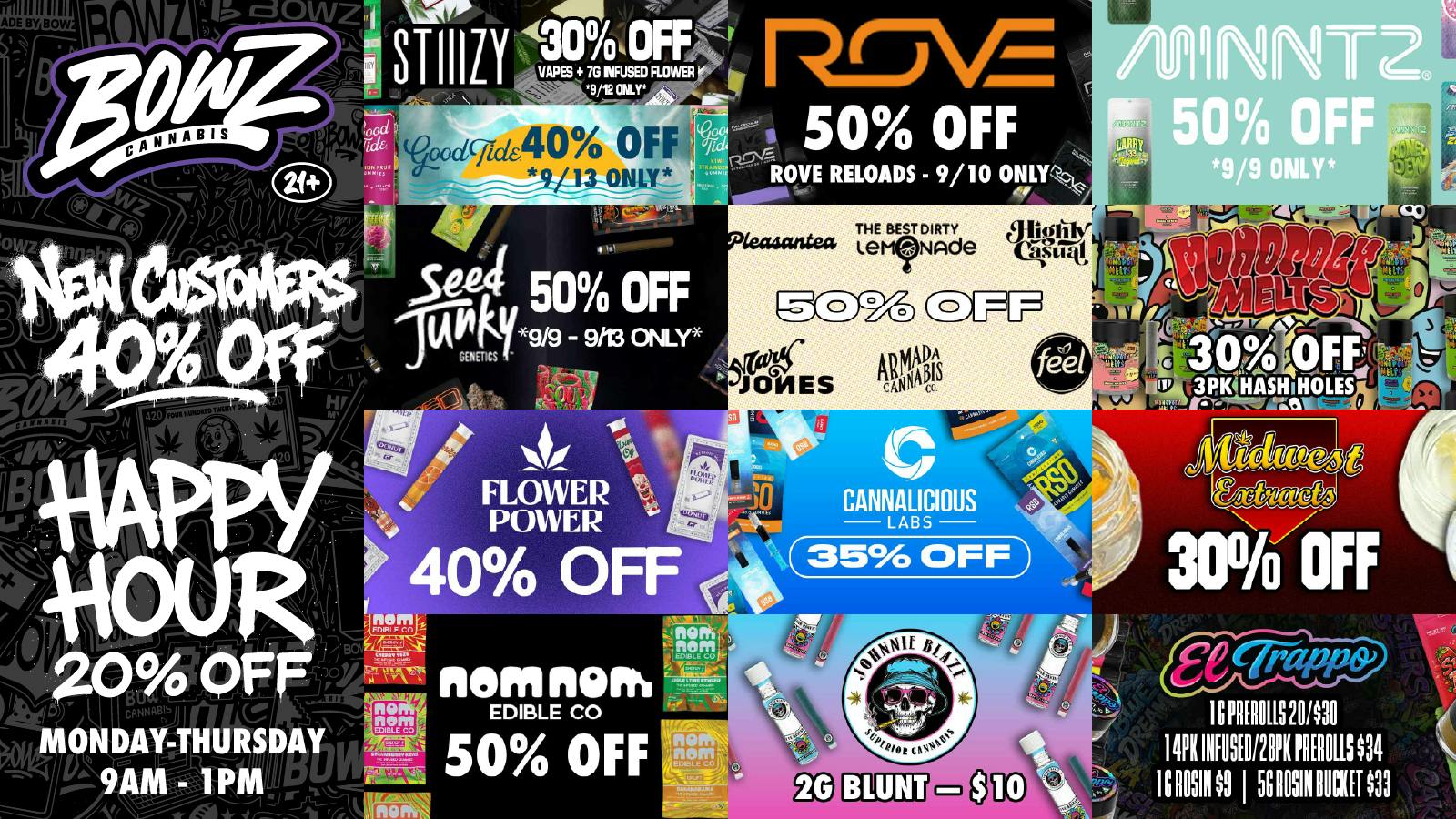 BOWZ Cannabis 🚨Big BrandZ, Bigger SavingZ💰