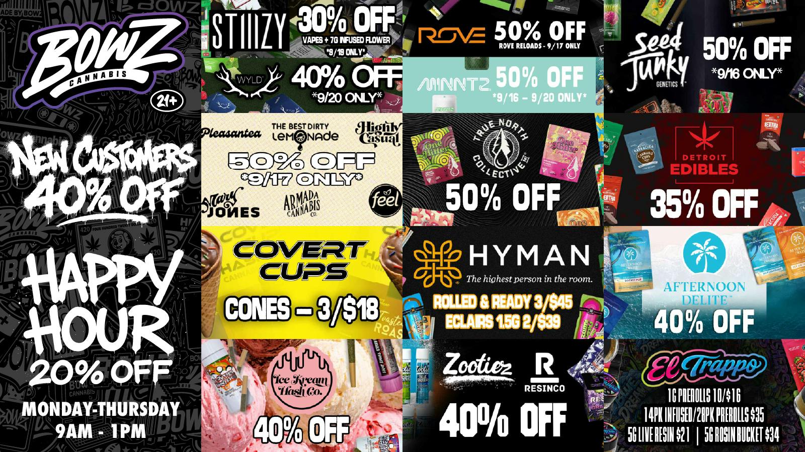 BOWZ Cannabis Save 💰, Shop BowZ💨