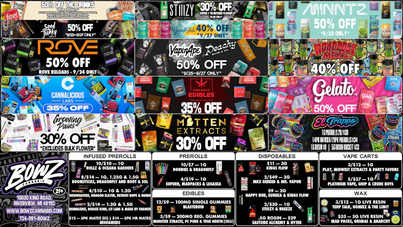 BOWZ Cannabis Save💰Smoke🔥Shop BOWZ‼️