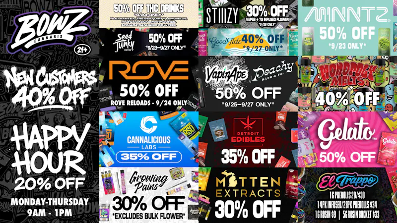 BOWZ Cannabis 🔥Big BrandZ, Bigger SavingZ💰