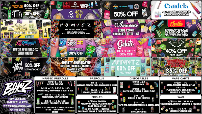 BOWZ Cannabis Save💰Smoke🔥Shop BOWZ‼️