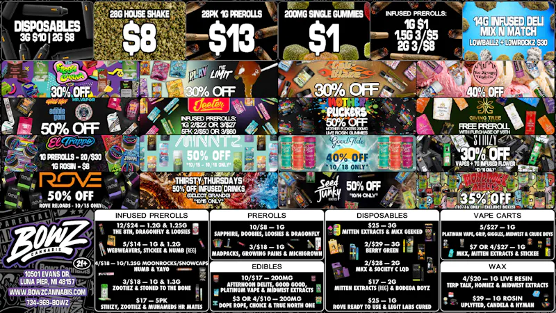 Bowz - Luna Pier More 🔥+ Less 💵 = Better 💨