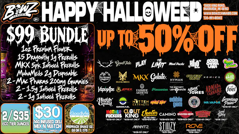BOWZ Cannabis 🎃 BooZ n’ BowZ Halloweed 👻 | Upto 50% OFF