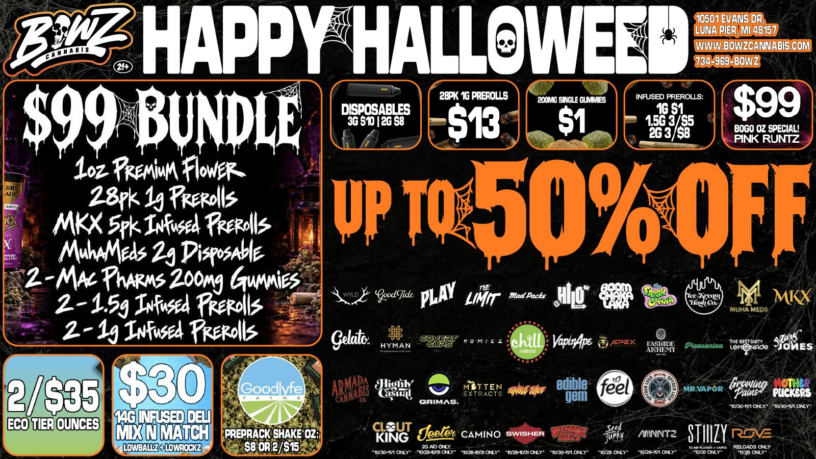 Bowz - Luna Pier 🎃 BooZ n’ BowZ Halloweed 👻 | Up to 50% OFF
