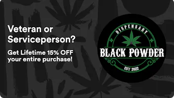 Black Powder Dispensary Veteran or Serviceperson?