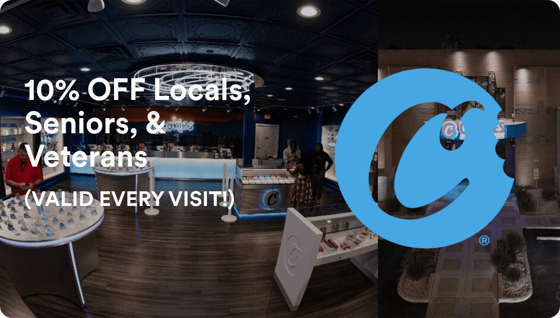 Cookies Las Vegas on Flamingo 10% OFF Locals, Seniors, & Veterans