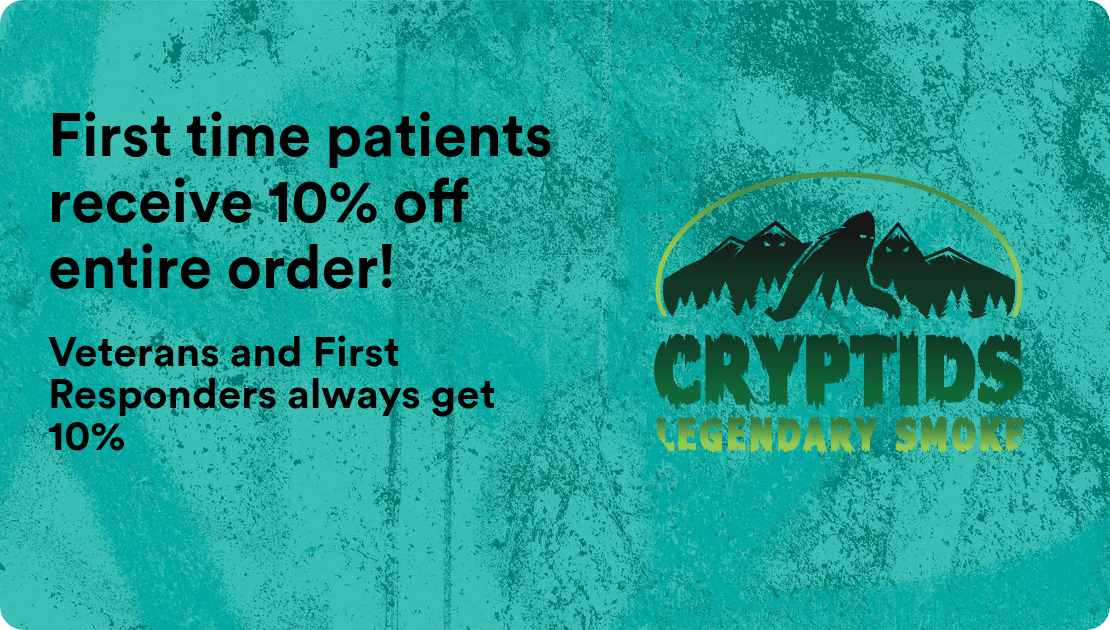 Cryptids First time patients receive 10% off entire order!